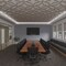Ekena Millwork 33W x 33H x 38T Small Laird Decorative Fretwork Wood Ceiling Panels, Hickory CELW33X33X0375LRDHI - alternate 7